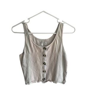 Pastel Summer Medium Cropped Tank Top